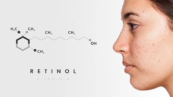 Retinol có công dụng đặc trị mụn, hỗ trợ giảm thâm, thu nhỏ lỗ chân lông